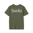 Slushy Noobz Martin Sucks T-Shirt Military Green Back Side