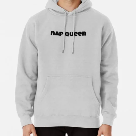 Slushy Noobz Merch Nap Queen Hoodie Heather Grey