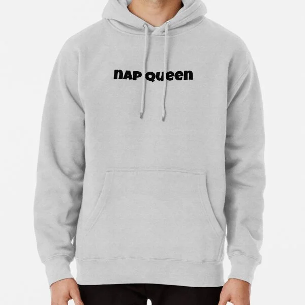 Slushy Noobz Merch Nap Queen Hoodie Heather Grey
