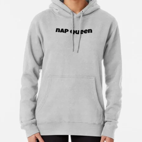 Slushy Noobz Merch Nap Queen Hoodie Sports Grey Slushy Noobz Merch Nap Queen Hoodie Sports Grey