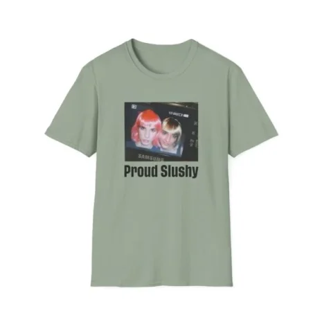 Slushy Noobz Proud Slushy T-Shirt Sage Slushy Noobz Proud Slushy T-Shirt Sage
