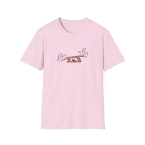 Slushy Noobz Seesaw T-Shirt Light Pink Slushy Noobz Seesaw T-Shirt Light Pink