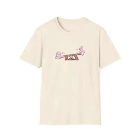 Slushy Noobz Seesaw T-Shirt Natural Slushy Noobz Seesaw T-Shirt Natural