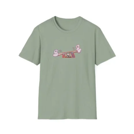 Slushy Noobz Seesaw T-Shirt Sage Slushy Noobz Seesaw T-Shirt Sage
