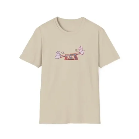 Slushy Noobz Seesaw T-Shirt Sand Slushy Noobz Seesaw T-Shirt Sand