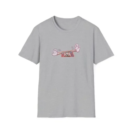 Slushy Noobz Seesaw T-Shirt Sport Grey Slushy Noobz Seesaw T-Shirt Sport Grey