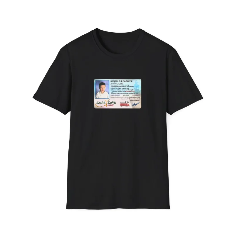 Slushy Noobz Smile Safe Kids T-Shirt Black