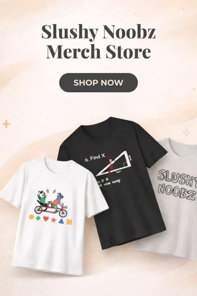 Slushy Noobz Merch Mobile Banner